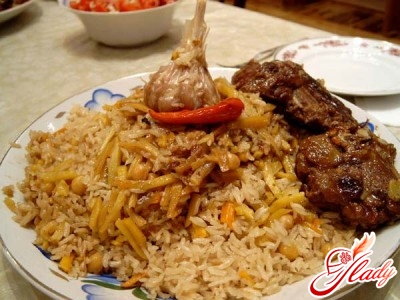 плов с курицей