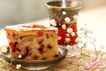 Пирог с клюквой — рецепт русской кухни