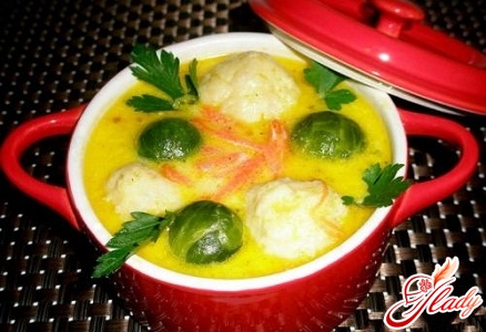 Суп с чечевицей и брюсельской капустой. Вкусно и полезно!