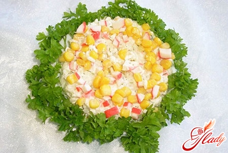 Салат крабовые палочки кальмары яйца Салат крабовые палочки кальмары яйца