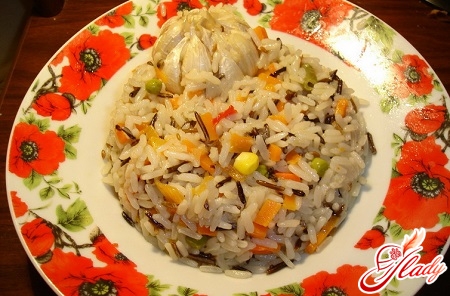 Плов без мяса с морковью и луком Плов без мяса с морковью и луком